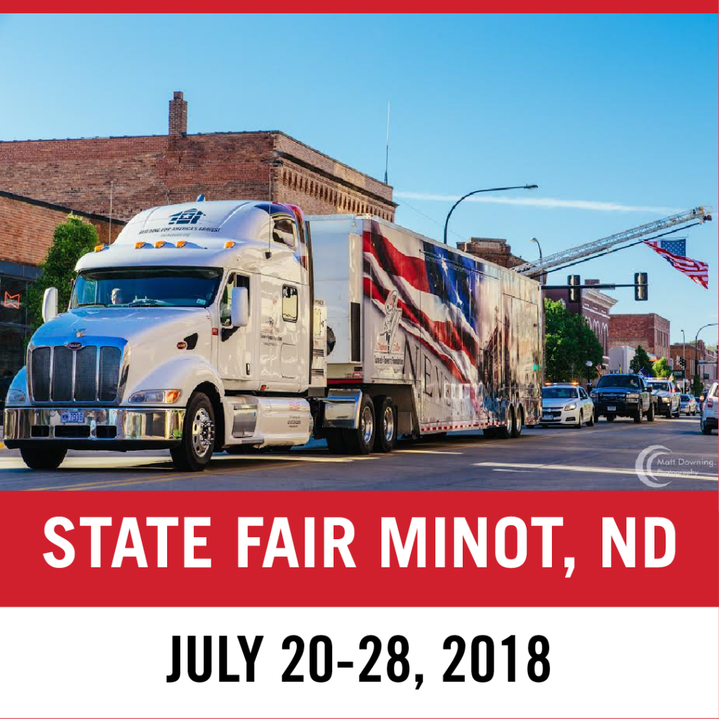 NEVER Mobile Exhibit North Dakota State Fair, Minot, ND Tunnel