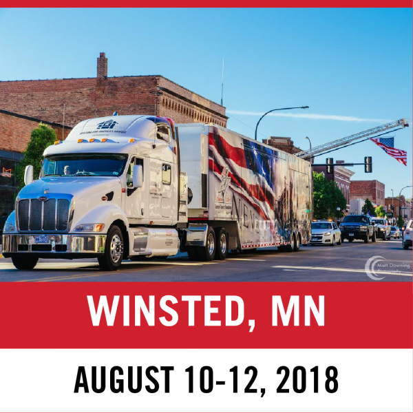 NEVER Mobile Exhibit Visits Winsted Summer Festival, Winsted, MN