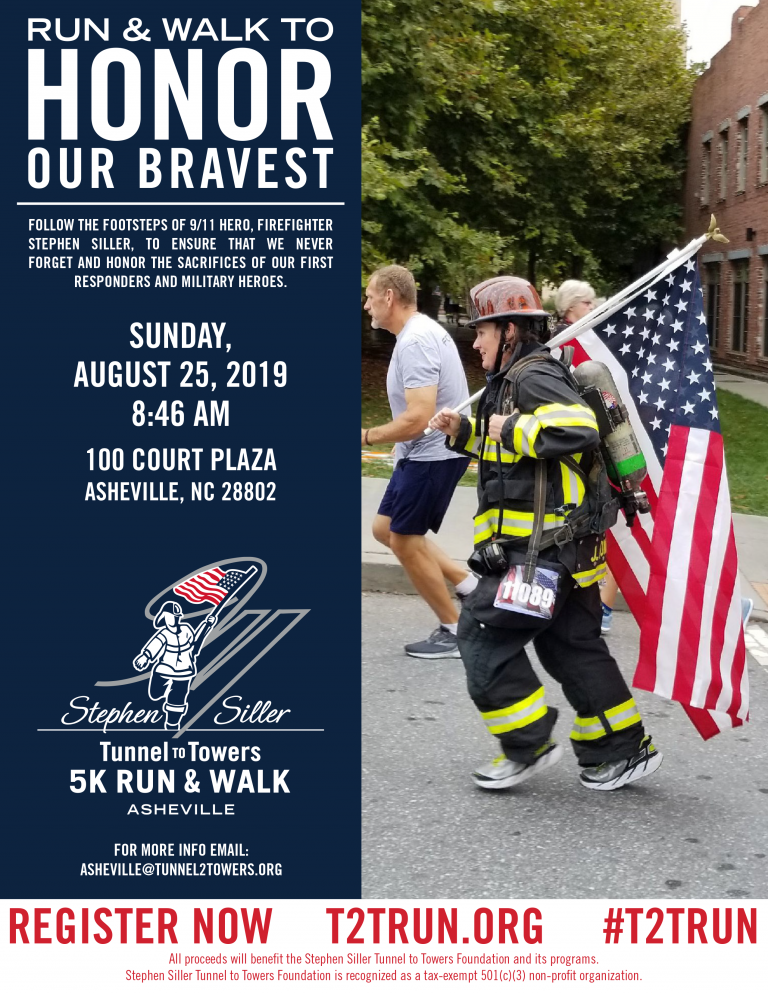 2019 Tunnel to Towers 5k Run & Walk Asheville Tunnel to Towers Foundation