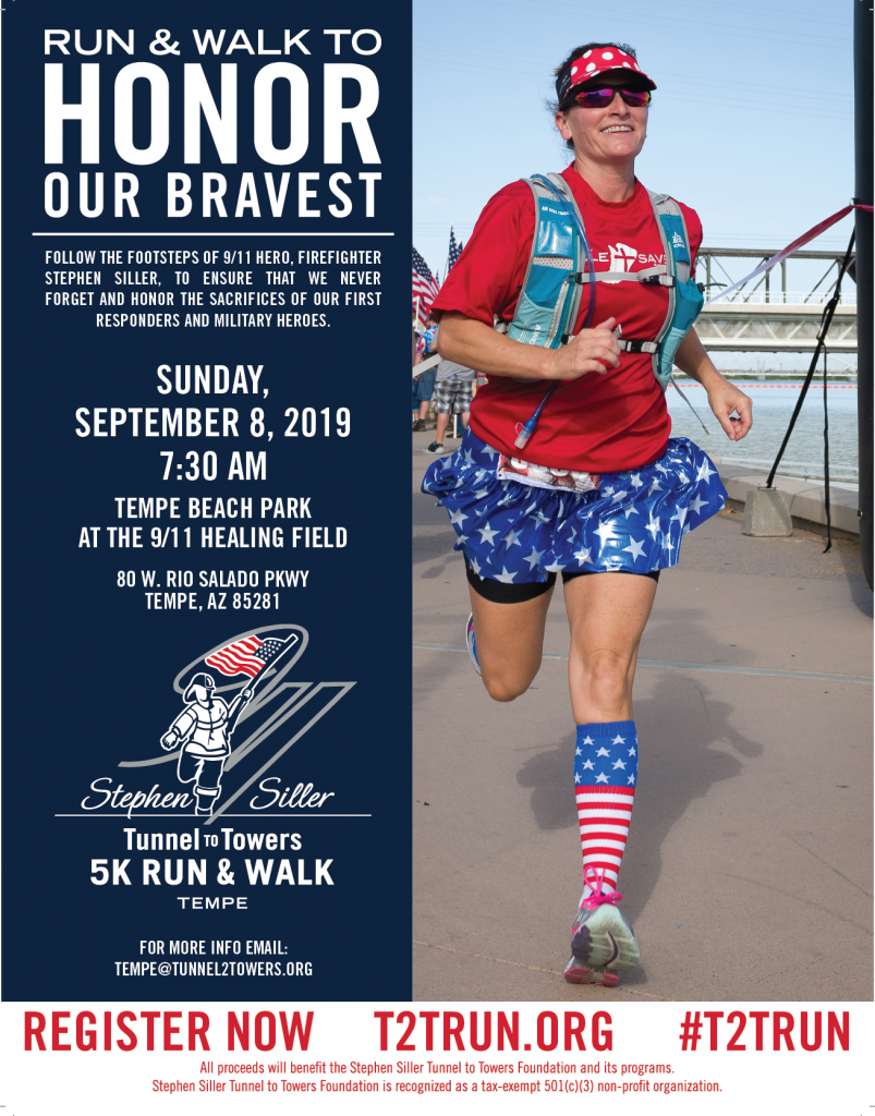 2019 Tunnel to Towers 5K Run & Walk Tempe Tunnel to Towers Foundation