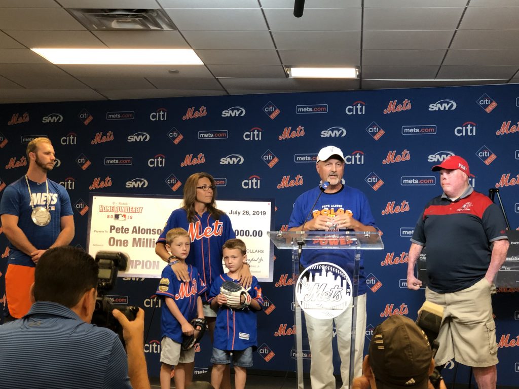 Pete Alonso Donates Portion of Home Run Derby Winnings to Tunnel to Towers