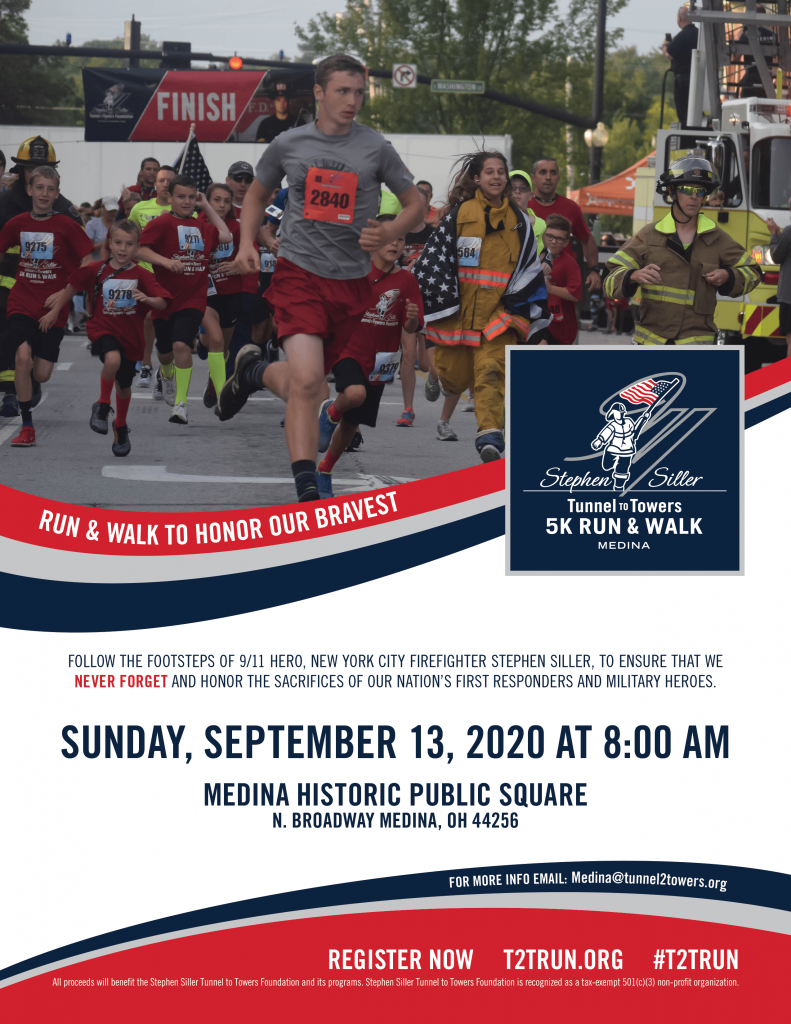 2020 Tunnel to Towers 5K Run & Walk Medina - Tunnel to Towers Foundation