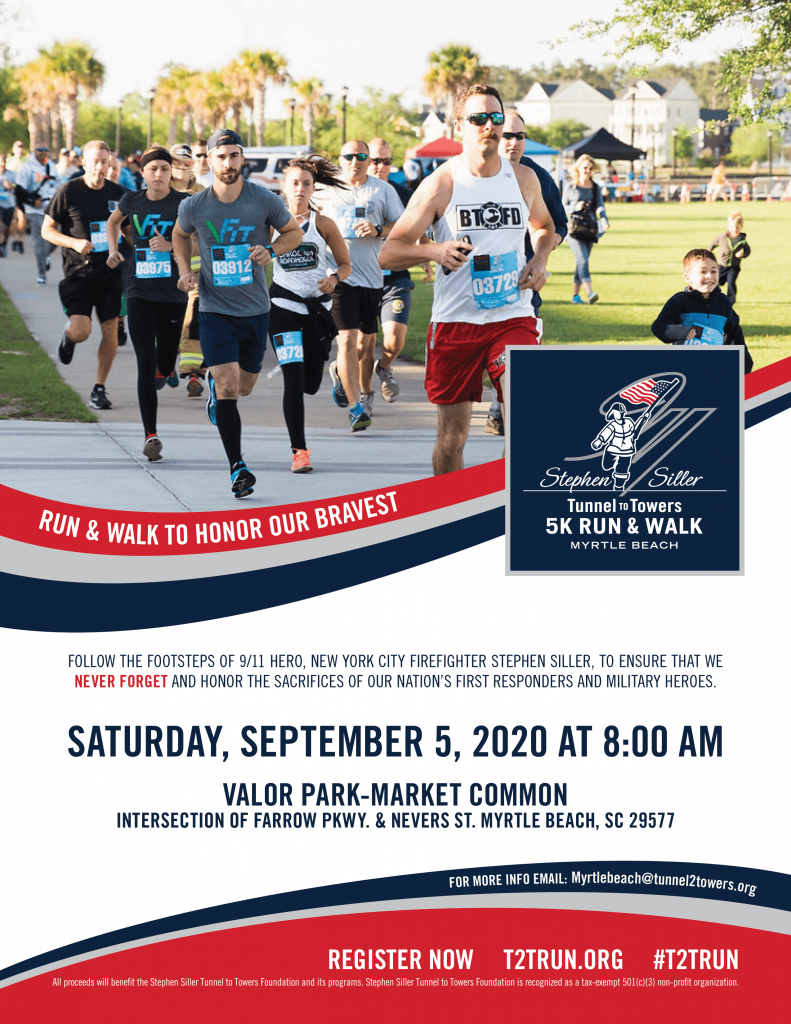 2020 Tunnel to Towers 5K Run & Walk Myrtle Beach - Tunnel to Towers ...