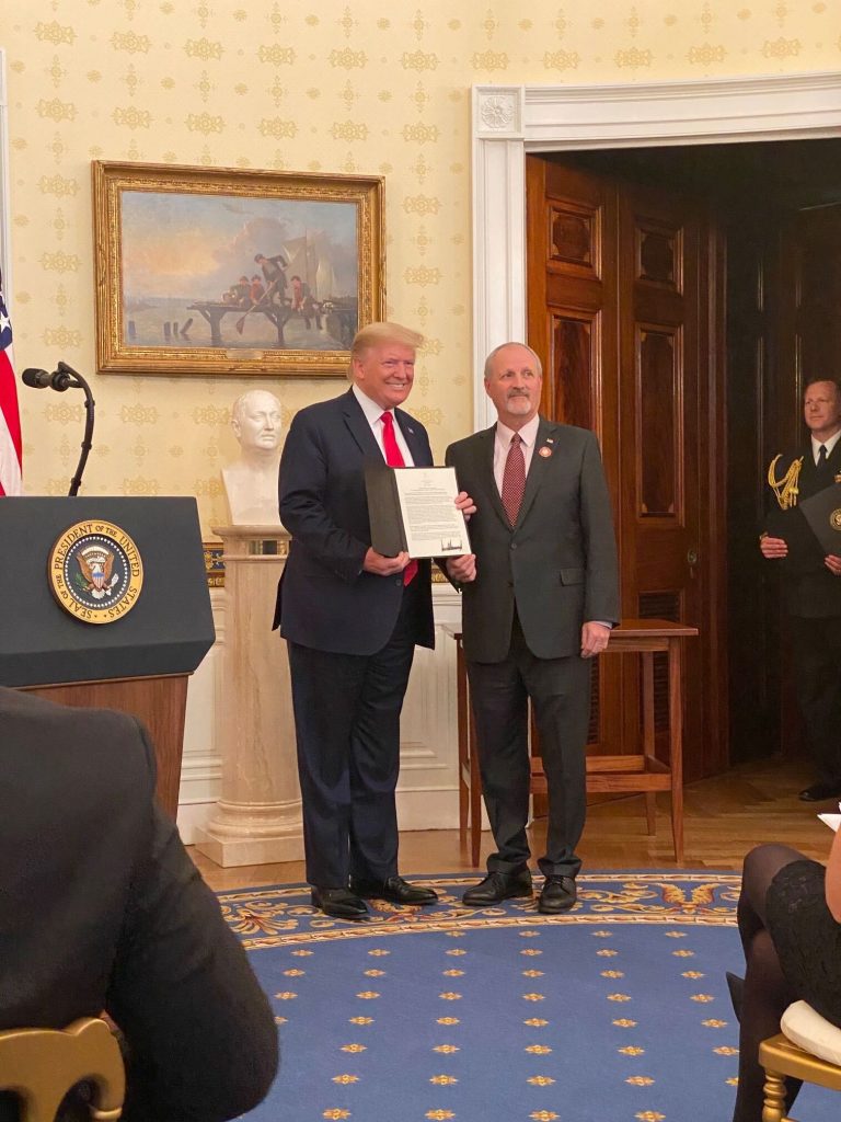 Tunnel to Towers Honored by President Trump at the White House