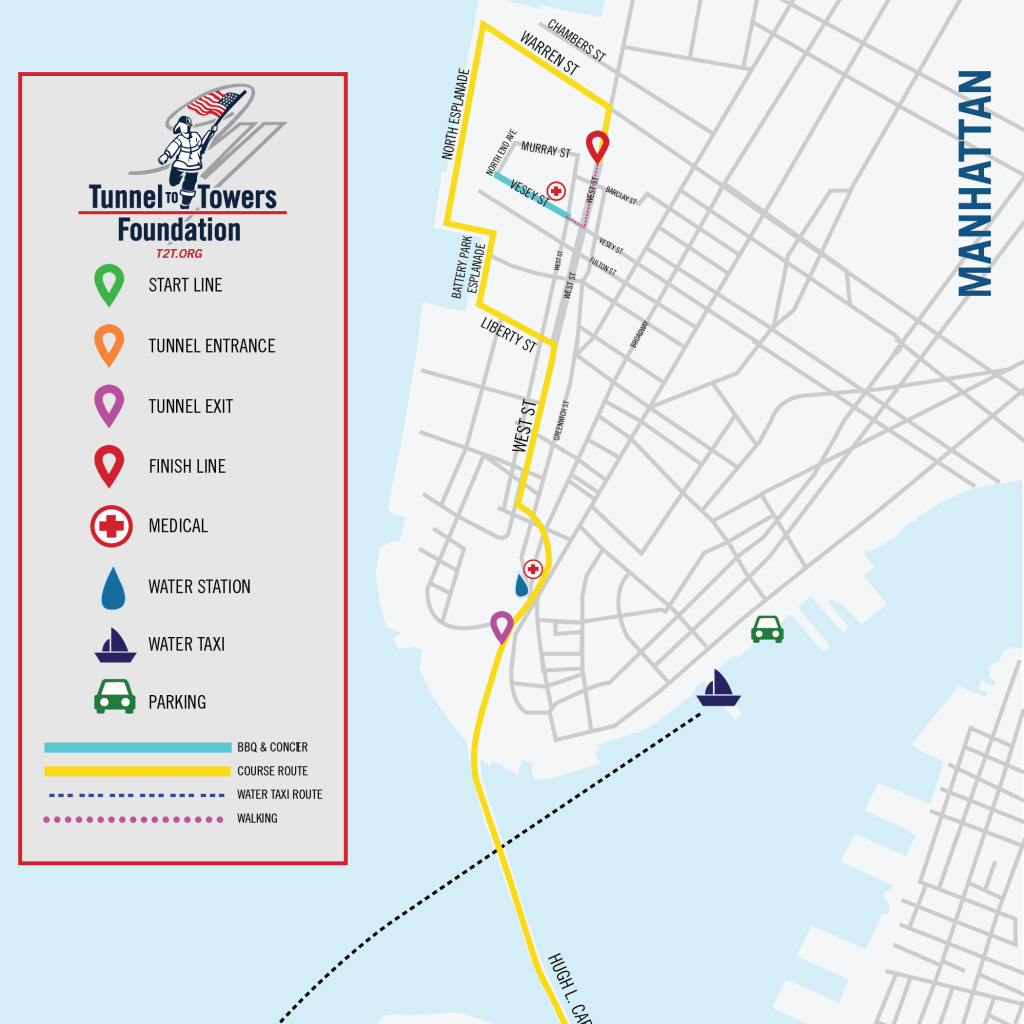 Maps and Info Tunnel to Towers Foundation