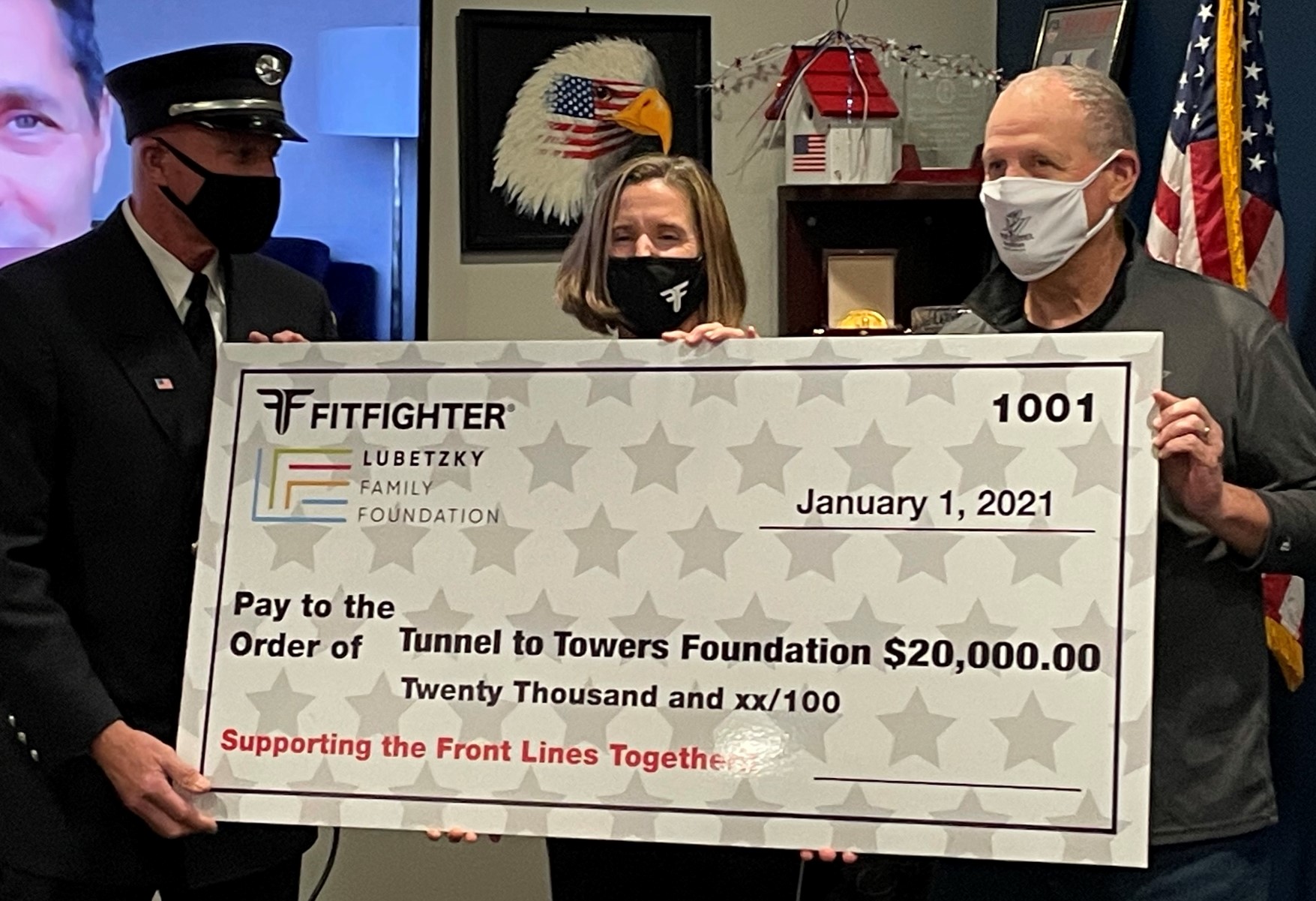 Fitfighter and Shark Tank's Daniel Lubetzky Donate $20,000 to Tunnel to Towers