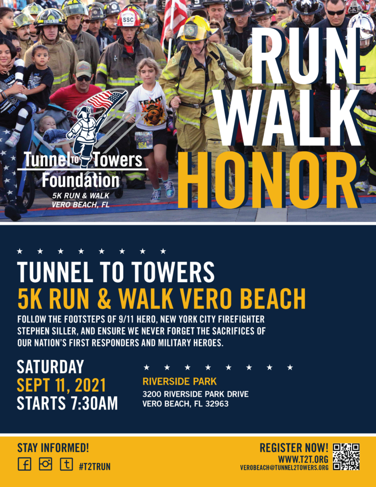 2021 Tunnel to Towers 5K Run & Walk Vero Beach Tunnel to Towers