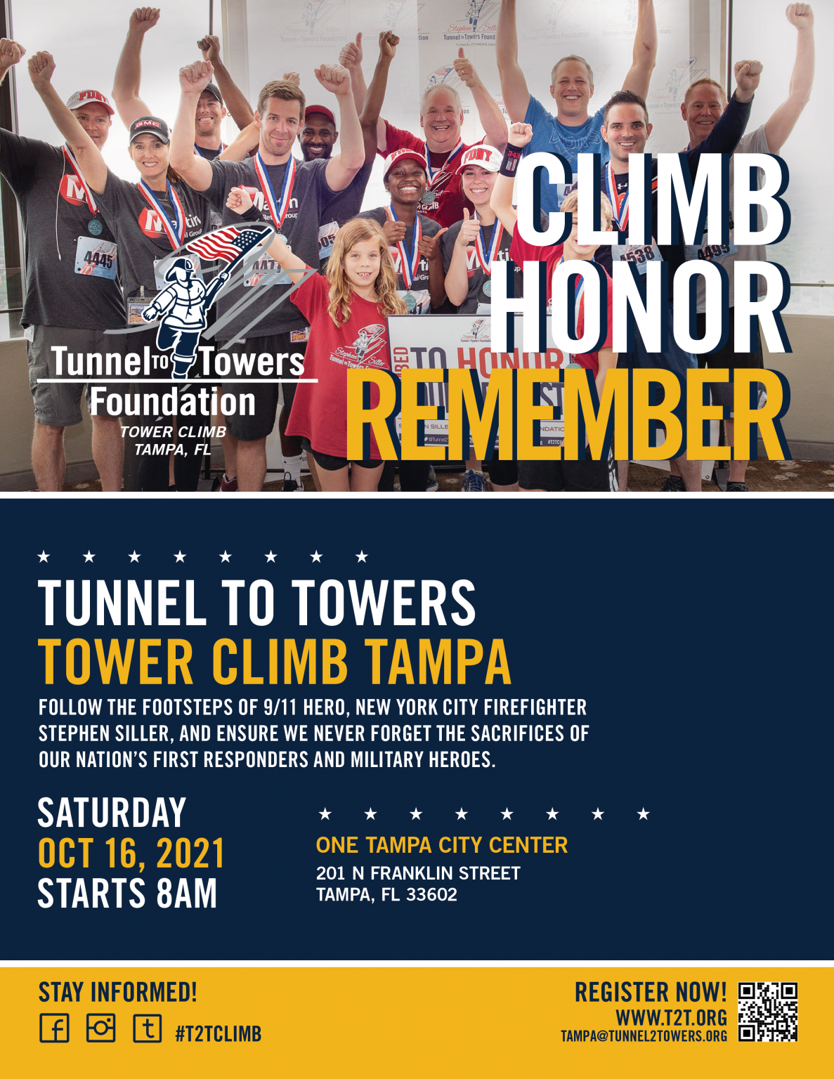 2021 Tunnel to Towers Tower Climb Tampa Tunnel to Towers Foundation