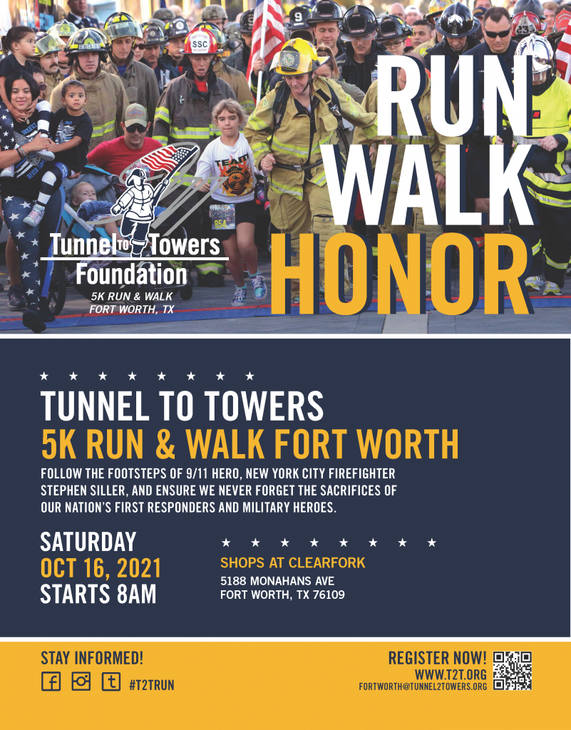 2021 Tunnel to Towers 5K Run & Walk Fort Worth Tunnel to Towers