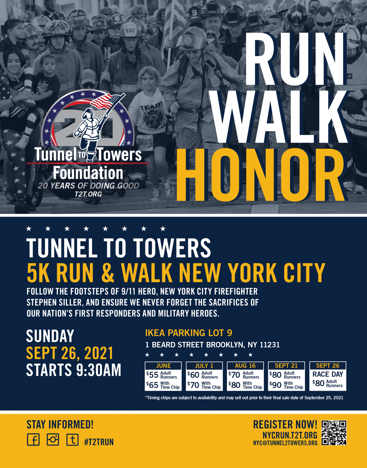 2021 Tunnel to Towers 5K Run & Walk New York City - Tunnel to Towers