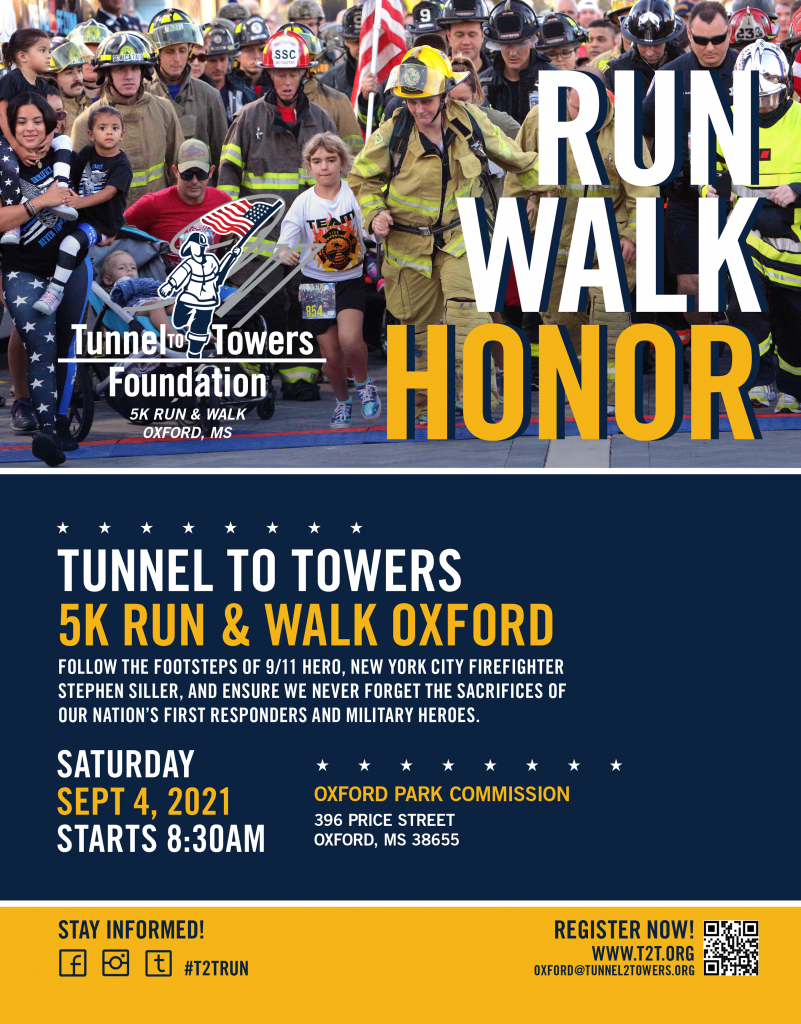 2021 Tunnel to Towers 5K Run & Walk Oxford Tunnel to Towers Foundation