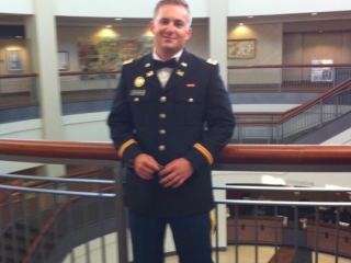Ivan at our first military ball