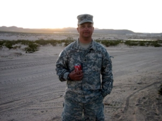 Roger full body shot uniform