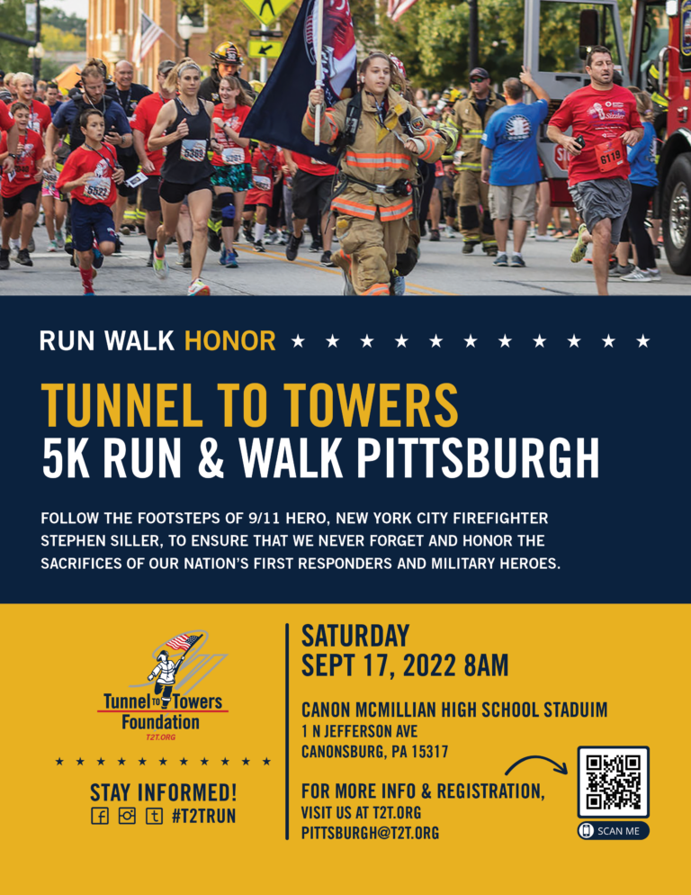 2022 Tunnel to Towers 5K Run & Walk Pittsburgh Tunnel to Towers