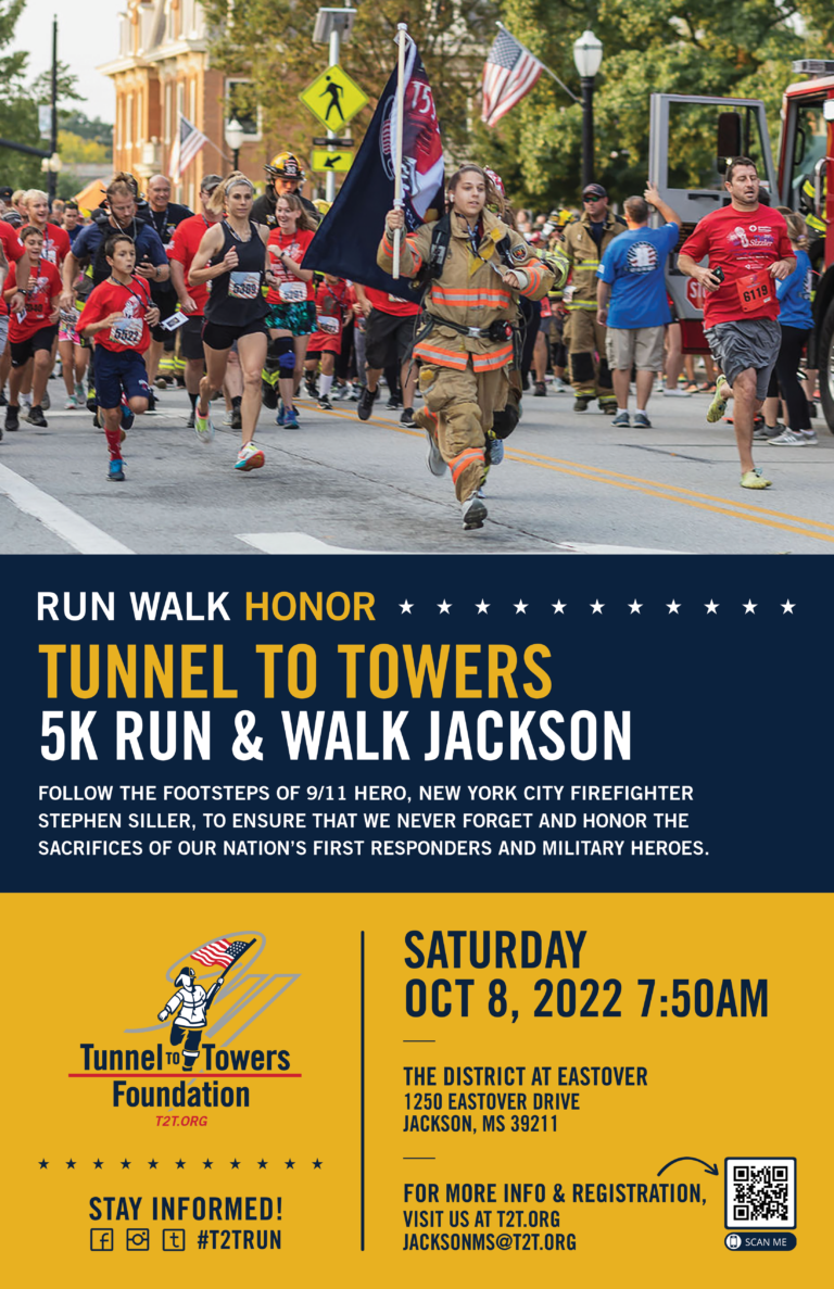 2022 Tunnel to Towers 5K Run & Walk Jackson MS Tunnel to Towers