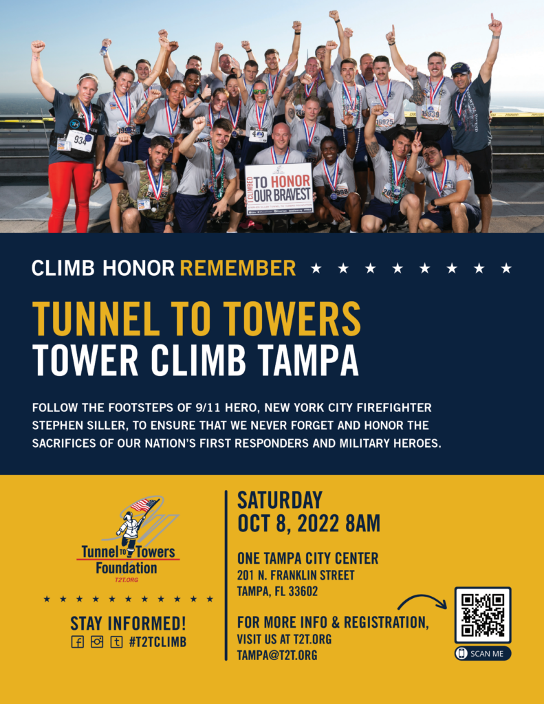 2022 Tunnel to Towers Tower Climb Tampa Tunnel to Towers Foundation