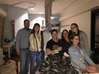 Family Together before Craniotomy