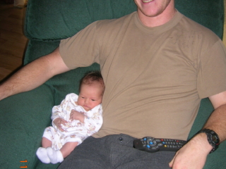 dad dad and baby dani