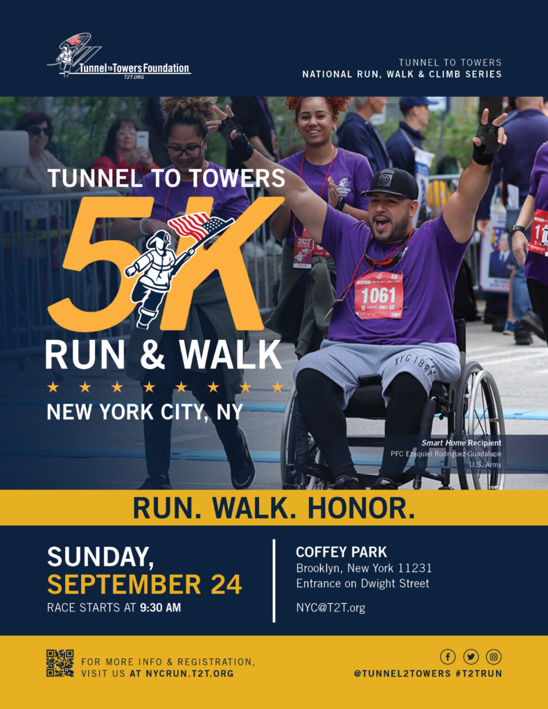 Tunnel To Towers Run 2024 Nyc Tickets Ethel Janenna