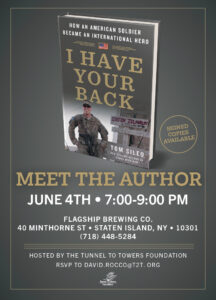 Invitation to meet the author of the book I Have Your Back